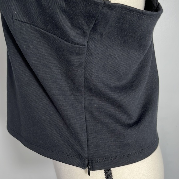 ANTHROPOLOGIE MAEVE STRUCTURED ASYMMETRICAL TOP SIZE L ONE SHOULDER BLACK NWT - Picture 9 of 12